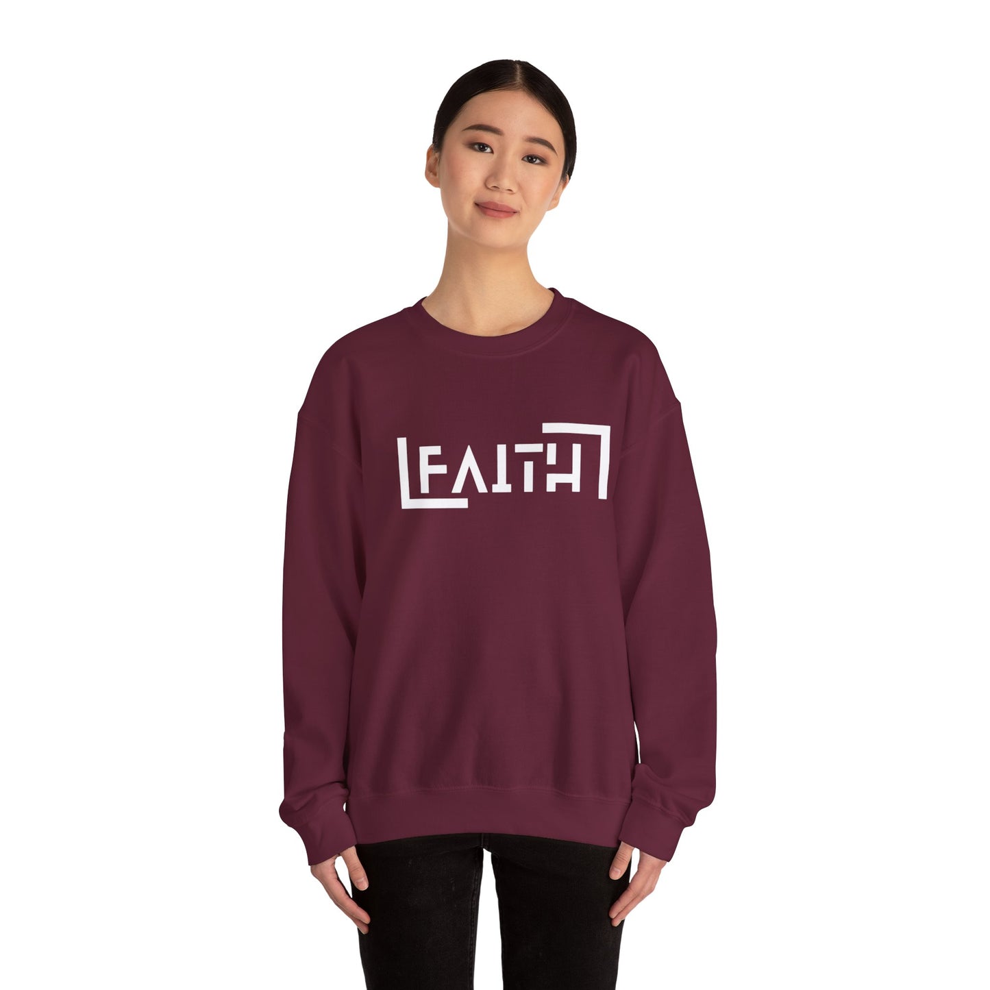 Faith Unisex Comfort Crew Neck Sweater