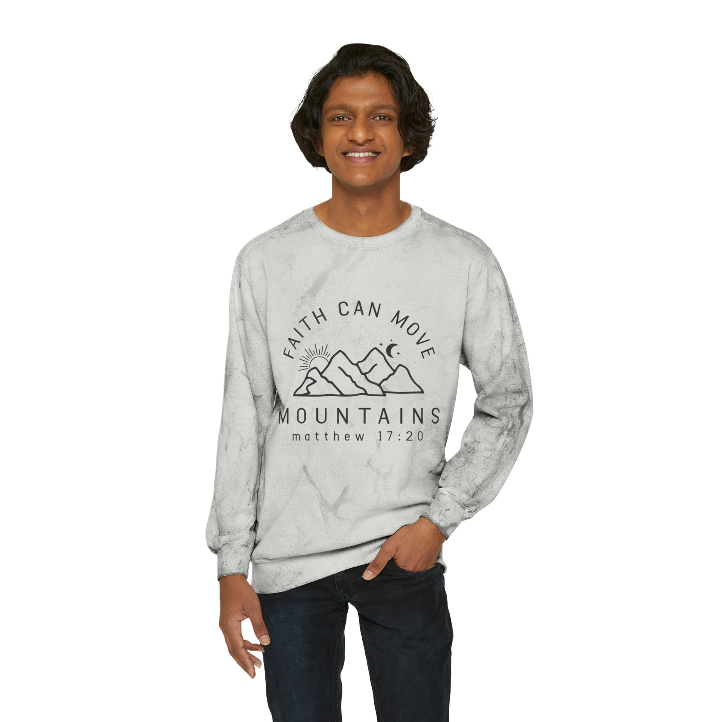Moving Mountains Color Blast Crew neck Sweatshirt