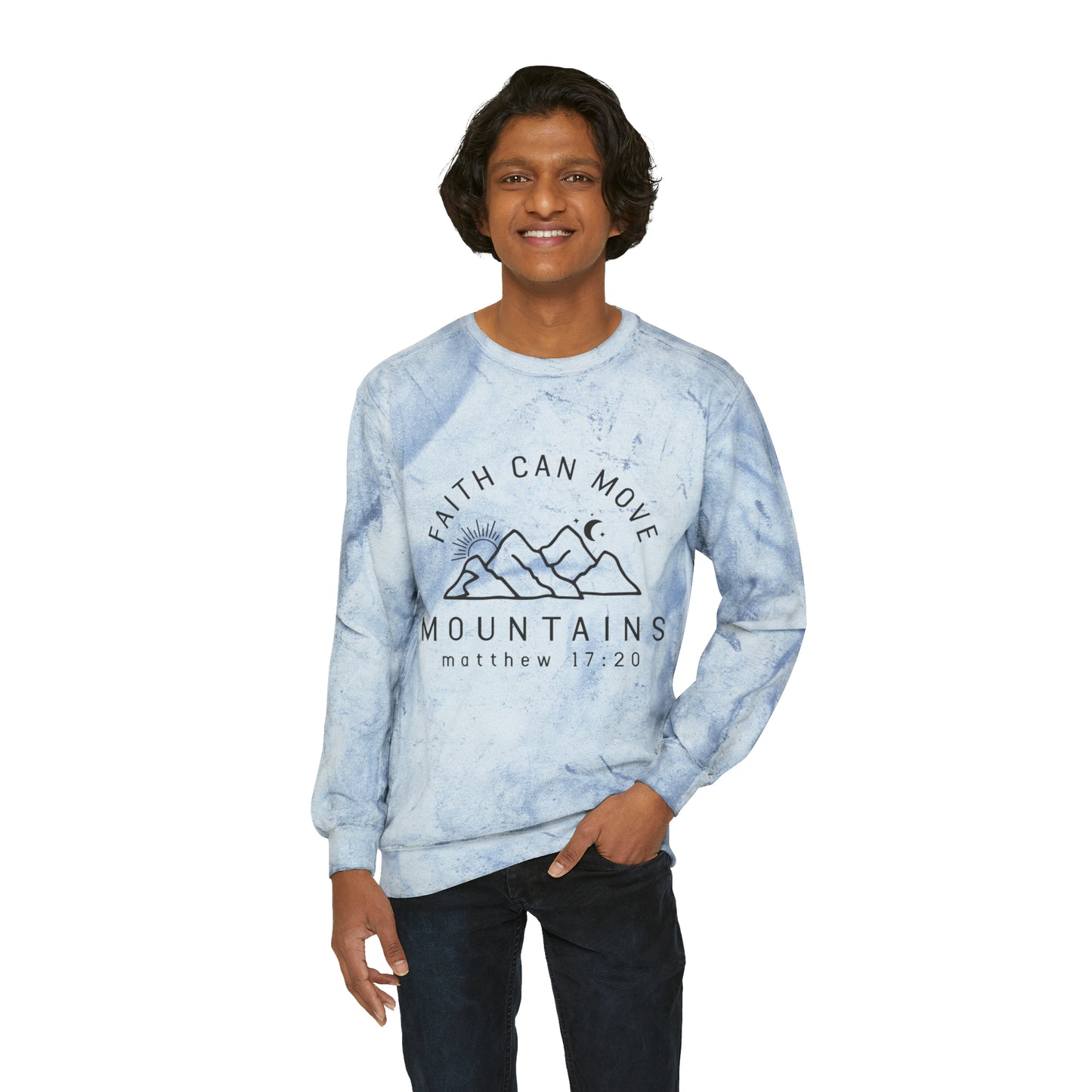 Moving Mountains Color Blast Crew neck Sweatshirt