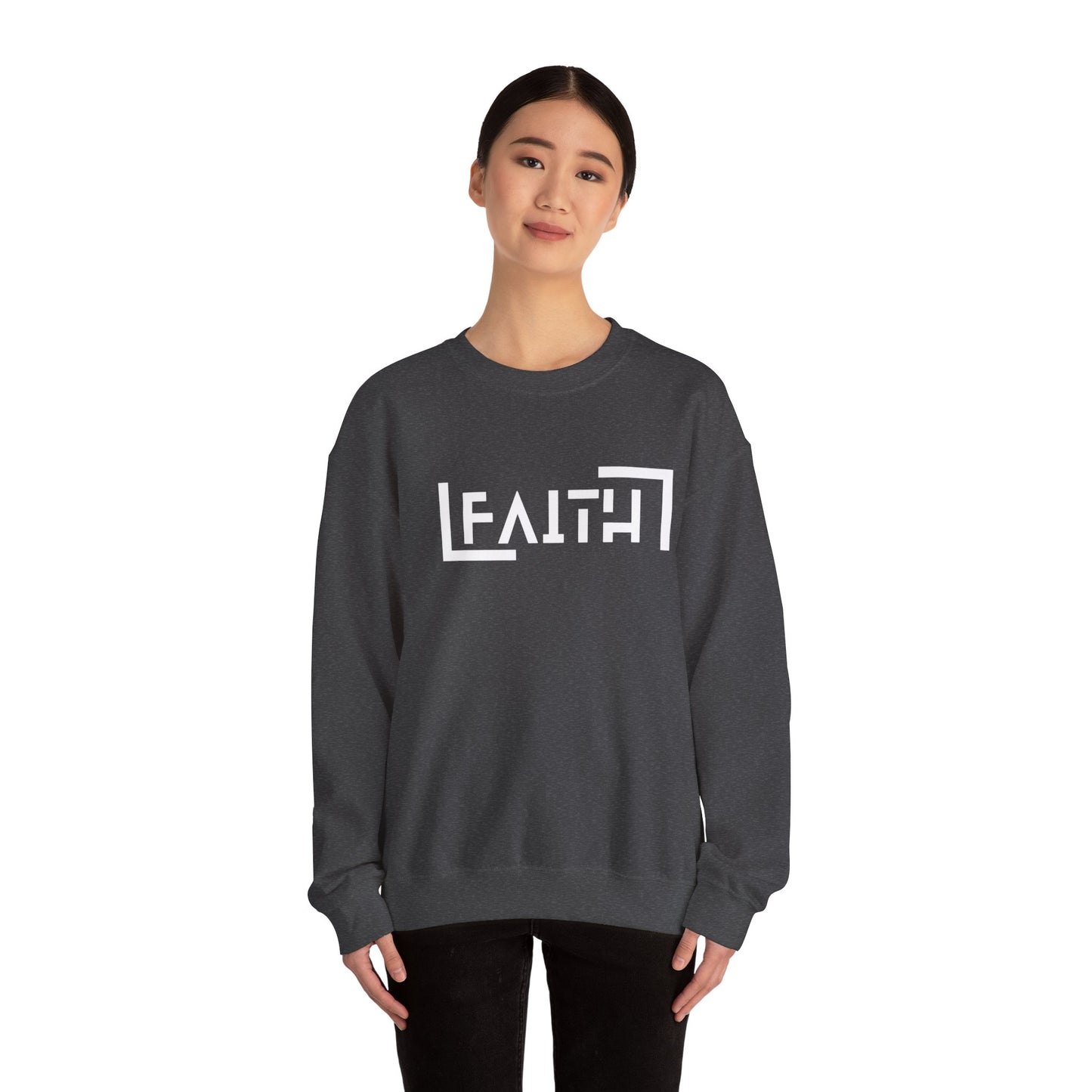 Faith Unisex Comfort Crew Neck Sweater