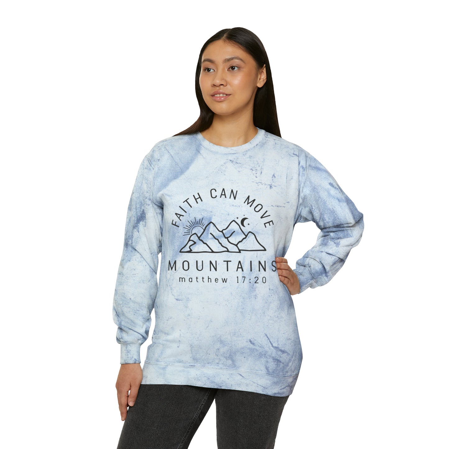 Moving Mountains Color Blast Crew neck Sweatshirt