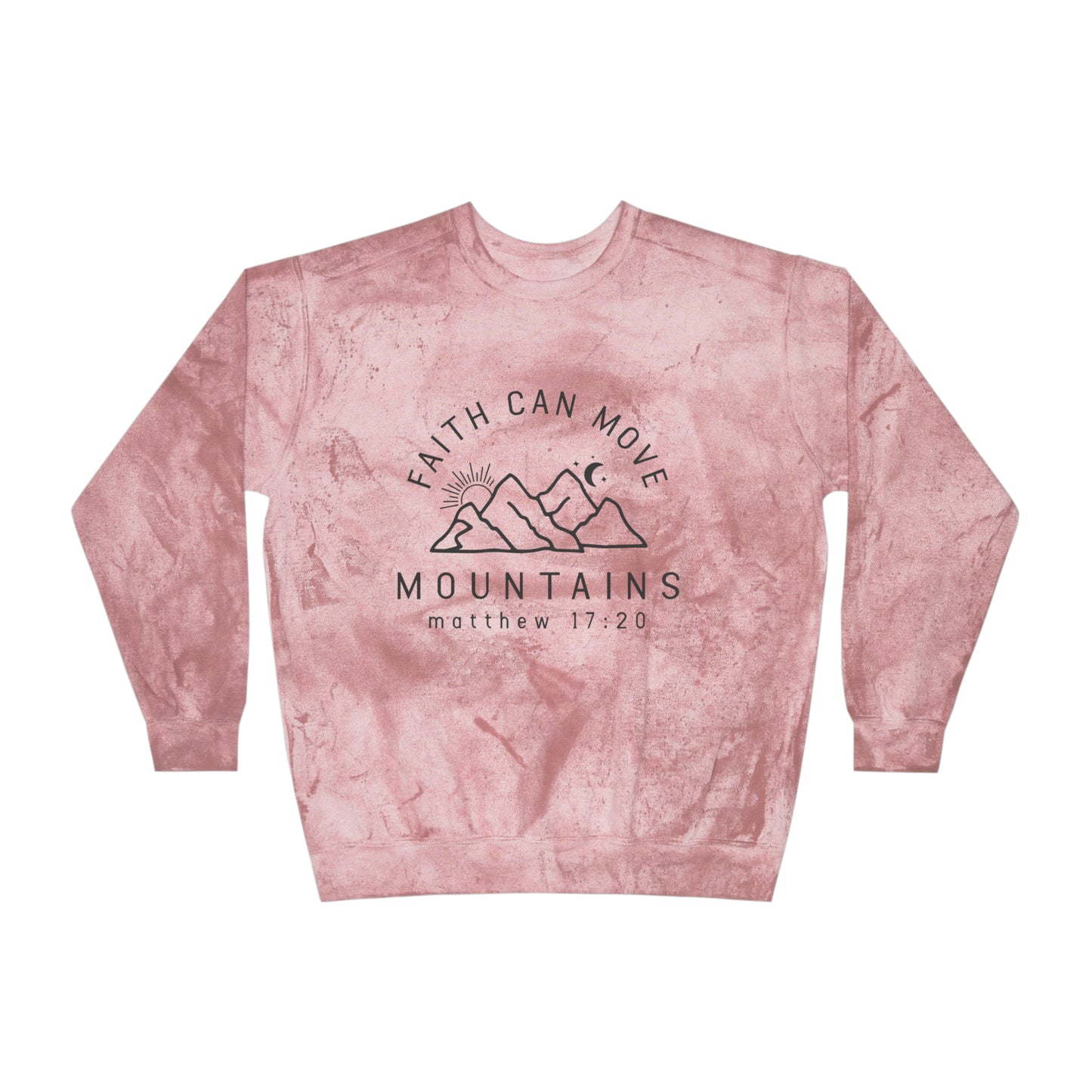 Moving Mountains Color Blast Crew neck Sweatshirt