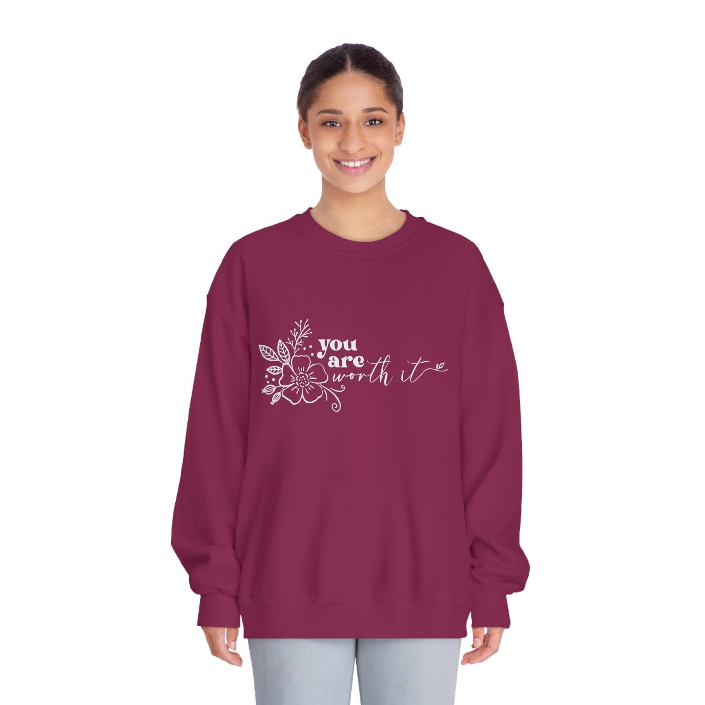 You Are Worth It Crewneck