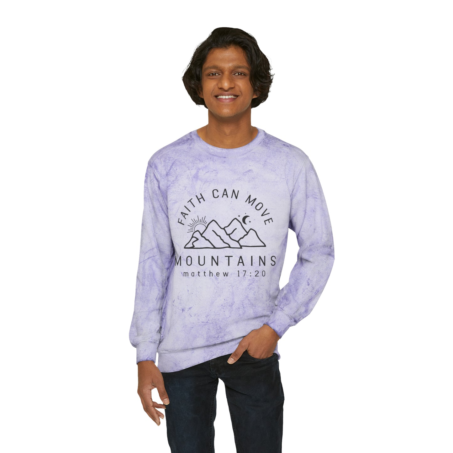 Moving Mountains Color Blast Crew neck Sweatshirt