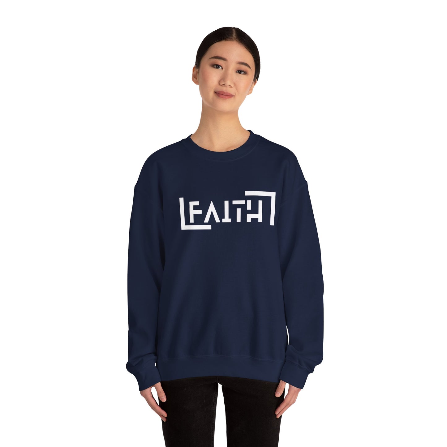 Faith Unisex Comfort Crew Neck Sweater