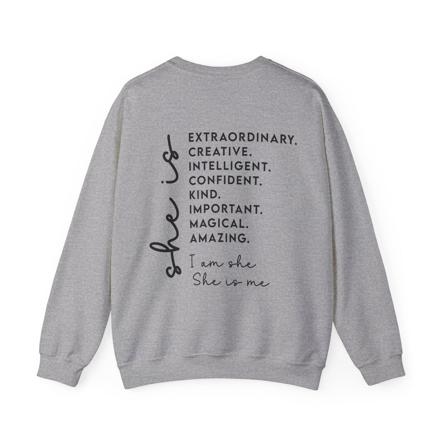 "I Am She" Crewneck Sweatshirt
