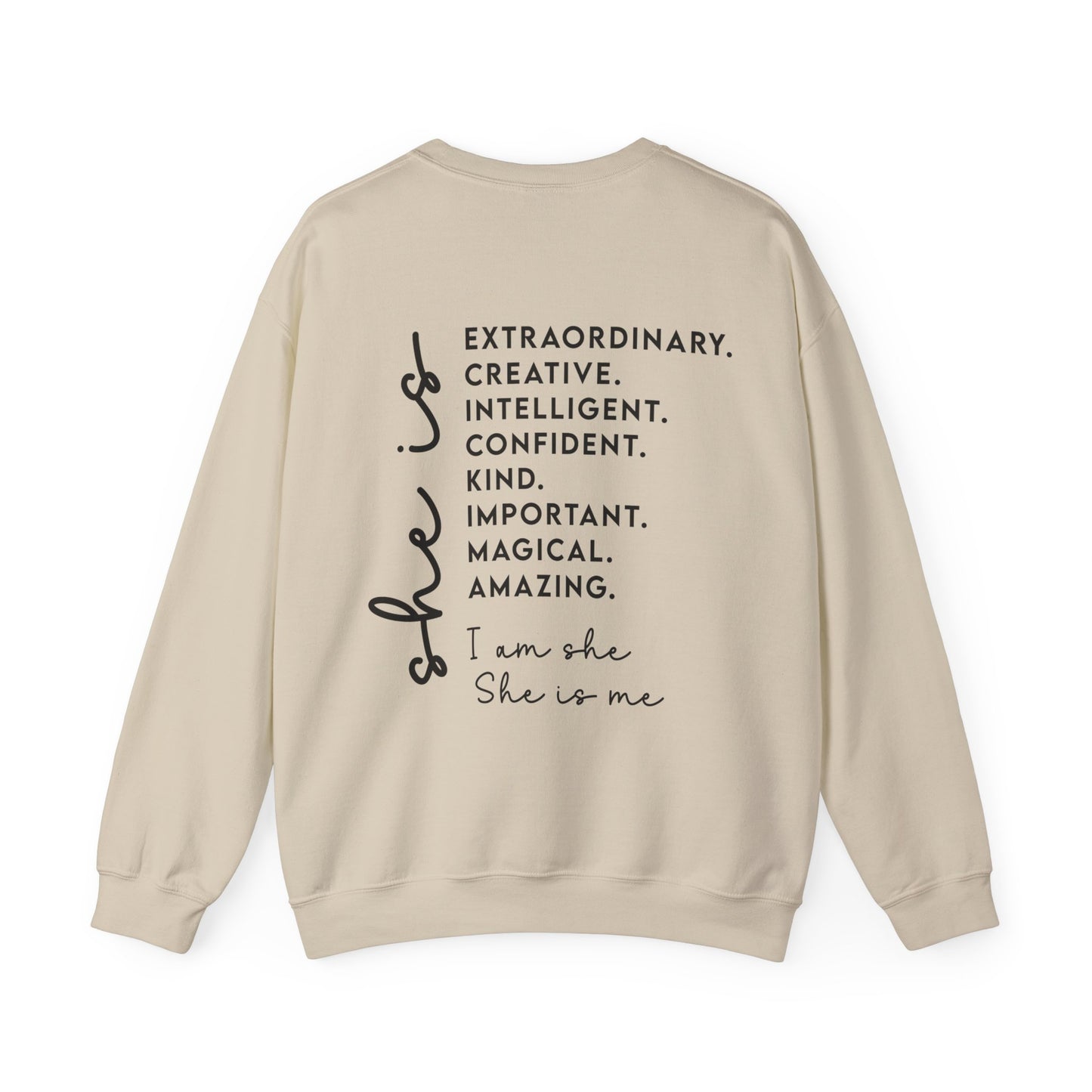 "I Am She" Crewneck Sweatshirt